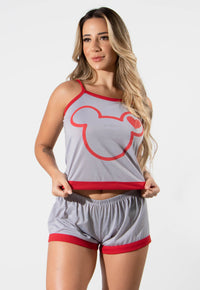 Baby Doll Alcinha Minnie Vermelho