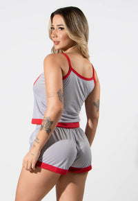 Baby Doll Alcinha Minnie Vermelho
