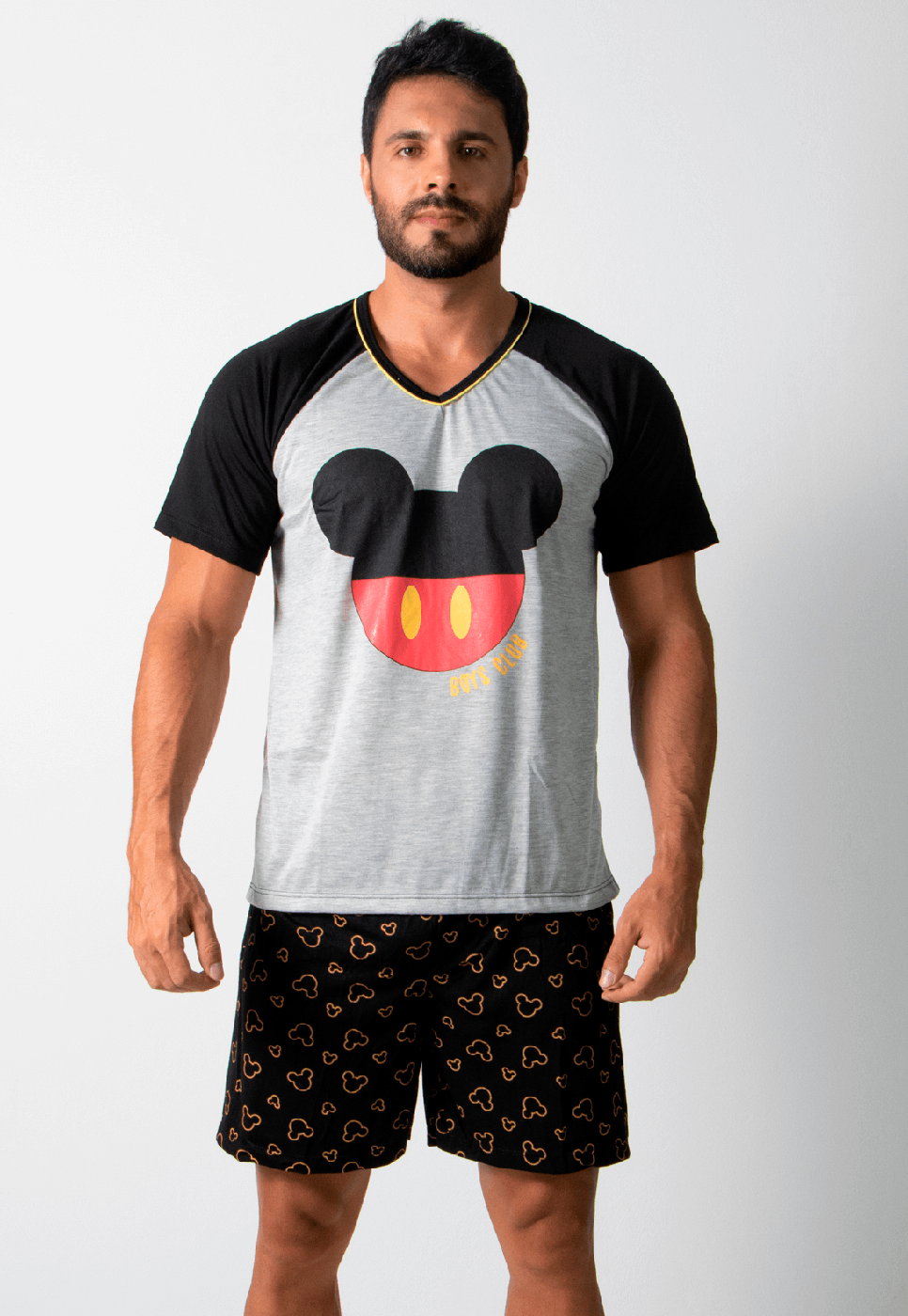 Pijama Curto Mickey Masculino