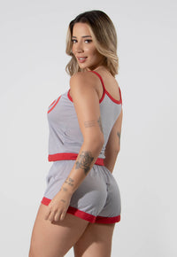 Baby Doll Alcinha Minnie Vermelho